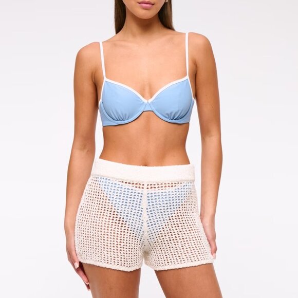 Abercrombie & Fitch Crochet-Style Coverup Short - Picture 1 of 3